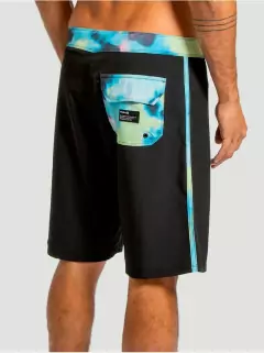 Boardshort Hurley Liquic Strip nac. - preto - comprar online