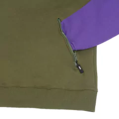 Halfzip Hoodie Purple/Navy HIGH - ALTAS ONDAS SURF E STREET