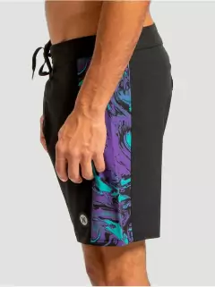 Boardshorts Hurley MadnessBanner NAC - Preto - ALTAS ONDAS SURF E STREET