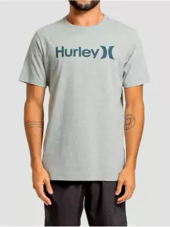 Camiseta Silk O&OOutline Hurley Cinza