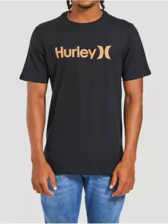 Camiseta Silk O E O Solid Hurley Preto - ALTAS ONDAS SURF E STREET