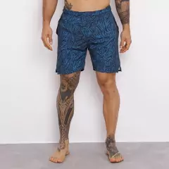Bermuda RVCA Yogger Stretch II 18 - Azul Escuro