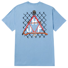 Camiseta Trepass Triangle Azul Claro HUF - comprar online