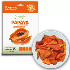 Papaya Deshidratada 15g (Caja 12 piezas)