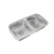 PILETA ACERO DOBLE ZARA D84 A JOHNSON