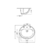 BACHA OVAL 3 AGUJEROS FERRUM LO8F-B - comprar online