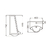 MINGITORIO MURAL CORTO FERRUM - comprar online
