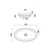 BACHA OVAL MILOS AMPLIA FERRUM L321K-B - comprar online