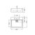 LAVATORIO RECTANGULAR QUBIQ 3 AGUJEROS FERRUM LWR3F-B - comprar online