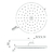 DUCHA ARTICULADA REDONDA 200 MM FV 0126.PR0-20 - comprar online