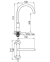 GRIFERÍA FV ALERCE LEVER COCINA MESADA 0428/D7L - comprar online