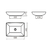 BACHA RECTANGULAR MILOS FINA FERRUM LK108-B - comprar online