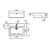 LAVATORIO RECTANGULAR DONGIO 1 AGUJERO FERRUM LKS14-B - comprar online