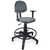 Cadeira Caixa Executiva Jserrano Cinza com Preto com Braço Regulável - Cadeira para Escritório Curitiba - Flexiv Cadeiras
