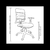 Cadeira Tela Executiva Com Braço Regulável Preta - Cadeira para Escritório Curitiba - Flexiv Cadeiras