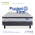 CONJUNTO DE COLCHON Y SOMMIER POCKET FIRM 1.80X2.00 - Alternativa Sur