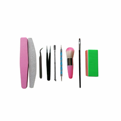 Cabina de Uñas Profesional Uv Led + Kit Accesorios Manos Pies