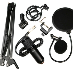 Micrófono Condensador Profesional Filtro Soporte Y Popper - comprar online