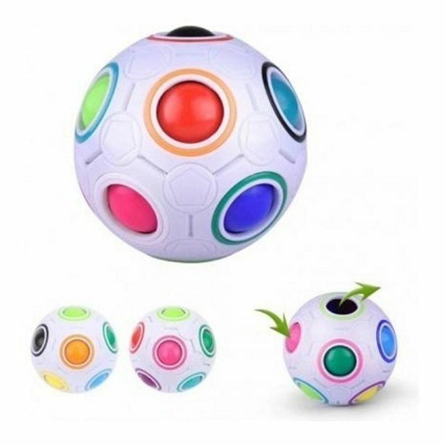 Bola de quebra-cabeça Rainbow Magic Ball Cube Fidget Sensorial