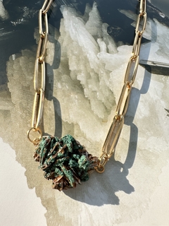 Colar com pedra Azurita