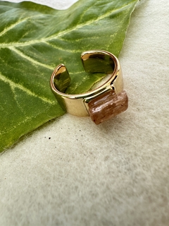 Anel com pedra Topazio Imperial - comprar online