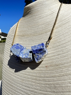 Colar com pedra Sodalita - comprar online
