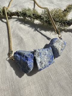 Colar com pedra Sodalita - Flair