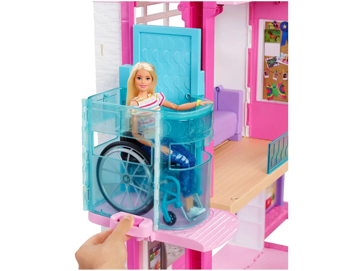 Casa Barbie Mega Mansão Com Elevador Casa Dos Sonhos 360 - Mattel