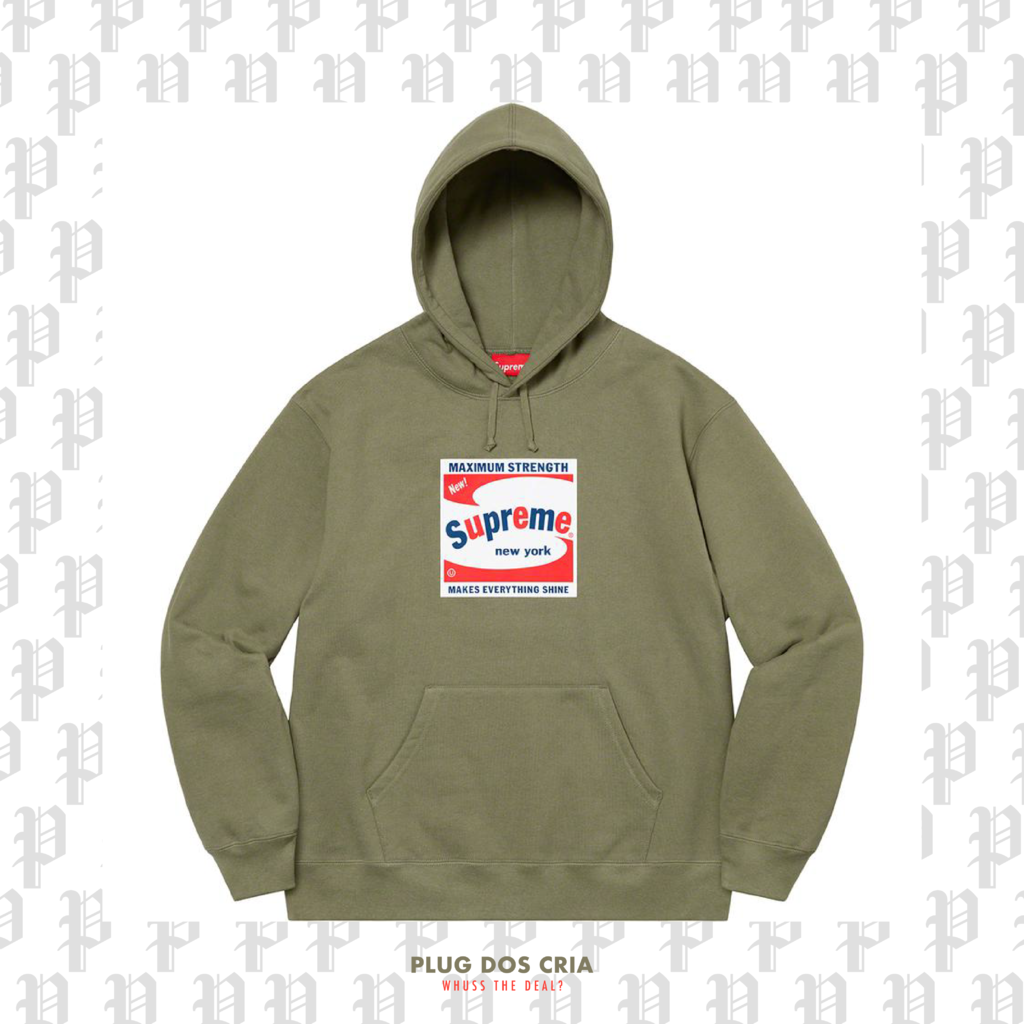 日本最大級 Supreme Shine Hooded Sweatshirt Olive XL dynamic-it.ro