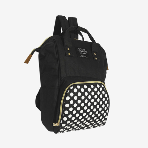 Mochila Maternal Lunares - Leonardo Marroquinerías