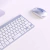 Combo Teclado e Mouse Sem Fio Compacto Prata KM1931 - Letron - comprar online