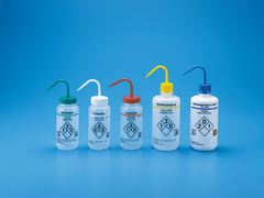 Safety Labelled Self Venting Wash Bottle