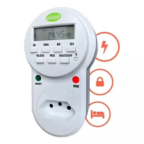 Timer Temporizador Digital Elcon Te30 ( Minimo 1 Segundo) 10A
