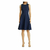 VESTIDO DE FIESTA CREWLY COLOR NAVY RALPH LAUREN TALLA 4