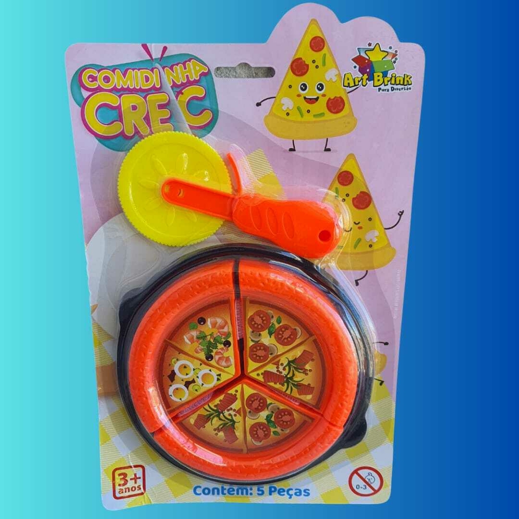 Kit Pizza de Brinquedo Comidinha Infantil Velcro + Acessório - Bambinno -  Brinquedos Educativos e Materiais Pedagógicos
