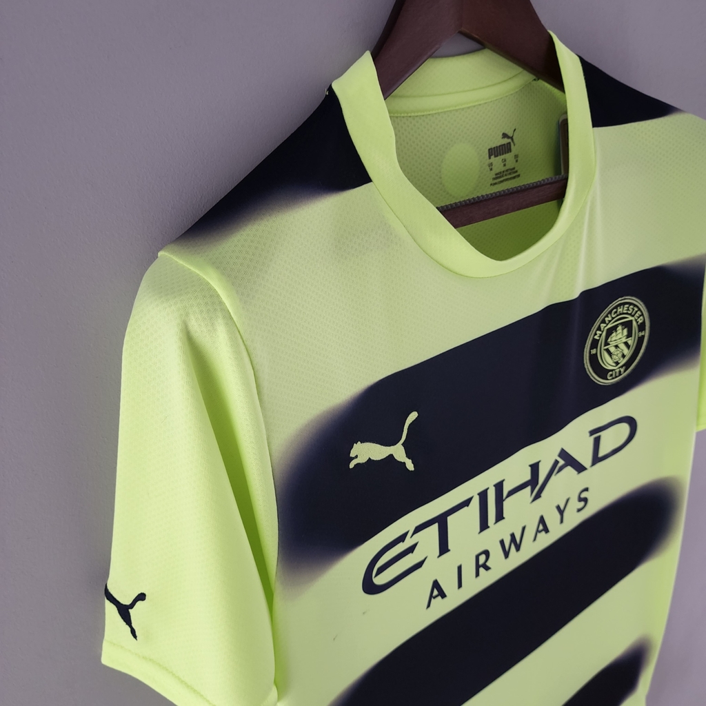 Camisa do Manchester City III 23 Puma Masculina Jogador em