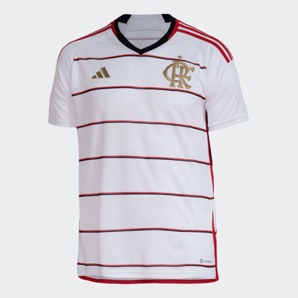 Camisa Flamengo II 21/22 - Masculino Torcedor - Branco/Vermelho