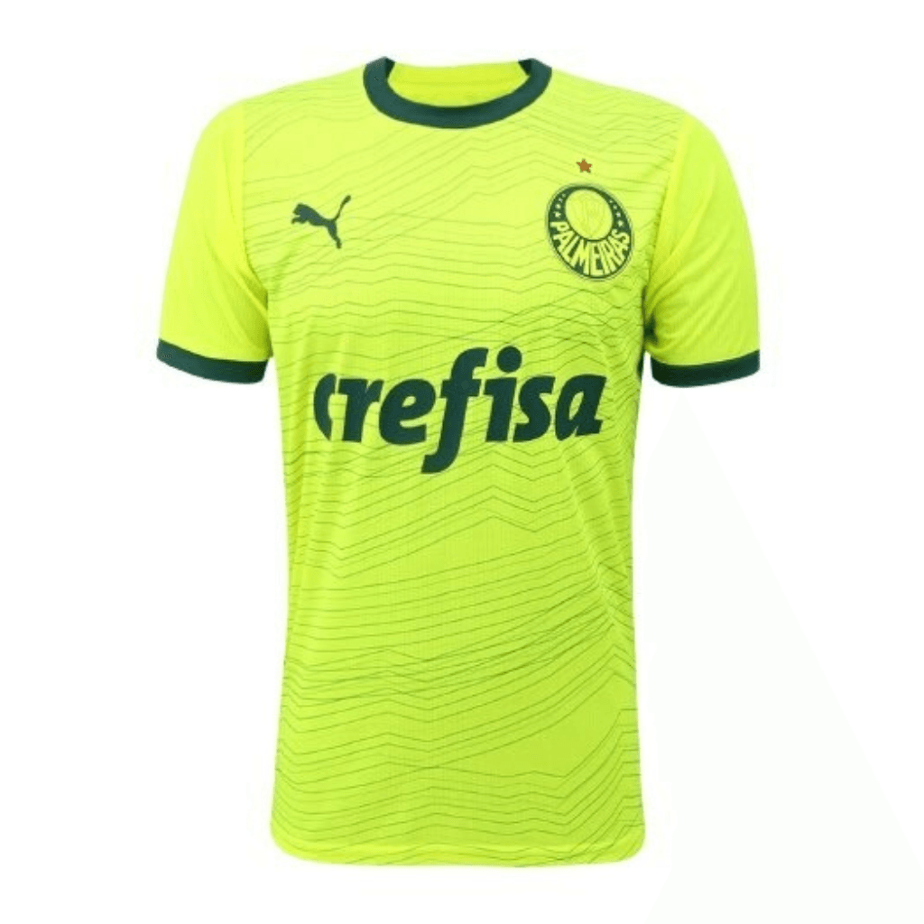 Camisa Palmeiras III 2023/24 - Torcedor Puma Masculina - Verde Limão