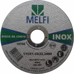 Disco Melfi de Corte Inox 115 x 1,0 x 22,23mm