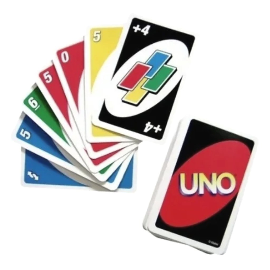 Jogo Cartas UNO Baralho Brinquedo Estratégia Diversão Inteligente