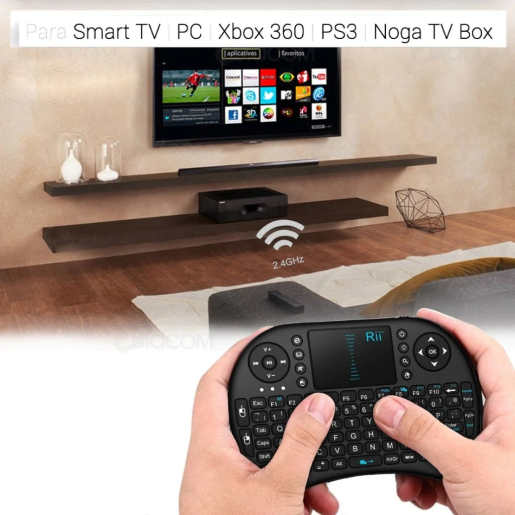 Mini Teclado para TV, TV box Tablet e Notebook - eBA Acessórios e  Eletrônicos