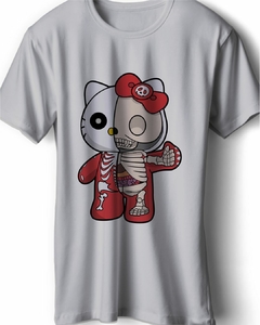 Remeras Divertidas Medio Esqueleto Hello Kitty - 7396 - comprar online