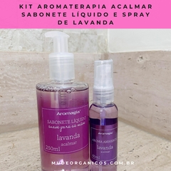 Kit Aromaterapia Lavanda: Sabonete Líquido + Spray de Ambiente