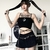 Blusinha feminina estampado gótico sem mangas decote quadrado top cropped fino sexy na internet