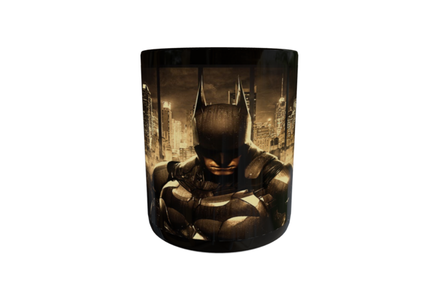 Caneca Personalizada Preta Batman 325 ml