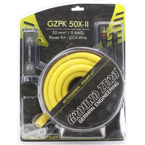 Ground Zero gzpk 20x-ii kabelset 20mm² kabelkit cable set > etapa final amplificador 