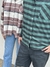 CAMISA CHART - indigo denim