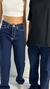 WIDE LEG MESSI OSCURO - indigo denim