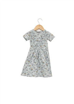 VESTIDO JERSEY DE ALGODON MARGARITAS NIÑA