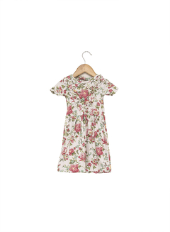 VESTIDO INTERLOCK FLOREADO NIÑA - comprar online